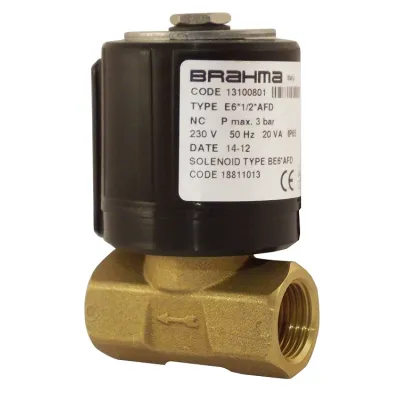 Электромагнитный клапан Brahma E11*40*1/4*AFD, 13340861