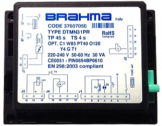Менеджер горения DTM31PR 37607050 Brahma