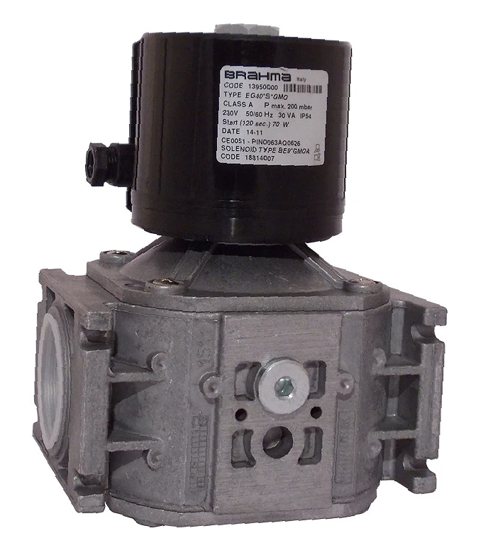 Электромагнитный газовый клапан Brahma EG40*S*GMO (230/50-60), 13950000